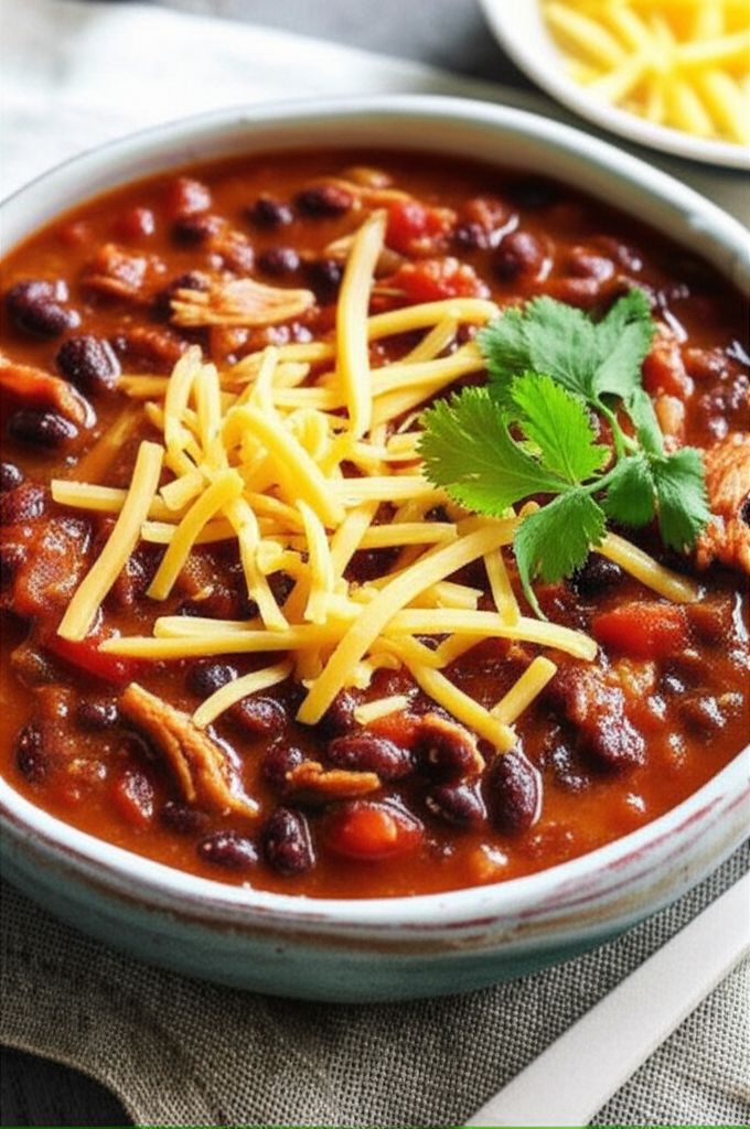 Grandma's Chicken and Black Bean Chili