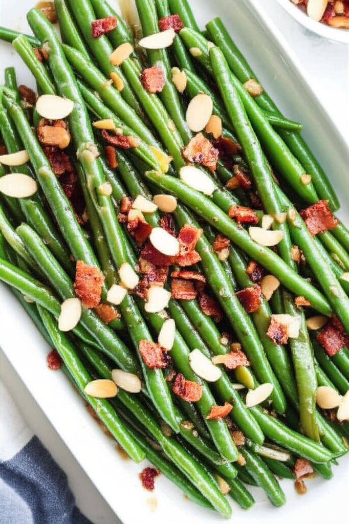 Grandma's Green Beans with Bacon Vinaigrette