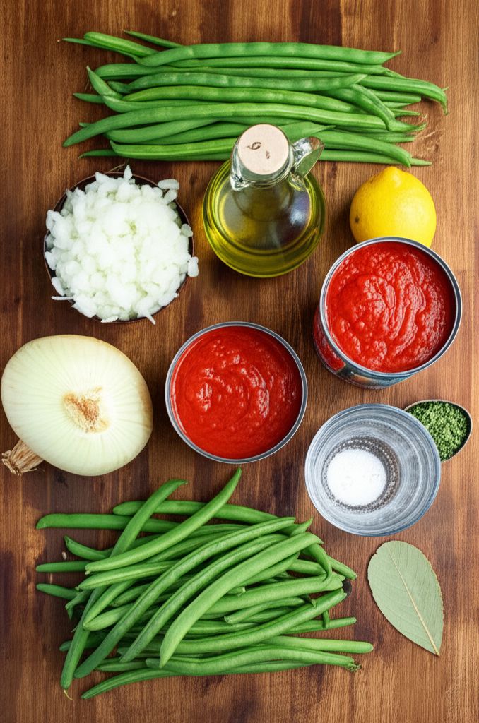 Grecian Green Beans in Tomato Sauce