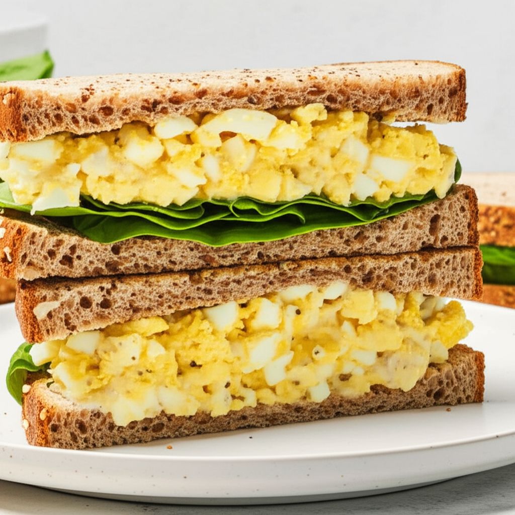 Greek Yogurt Egg Salad Sandwich