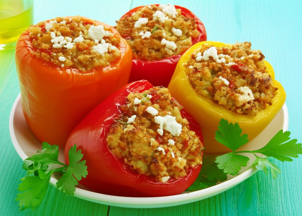 Greek-Style Stuffed Peppers