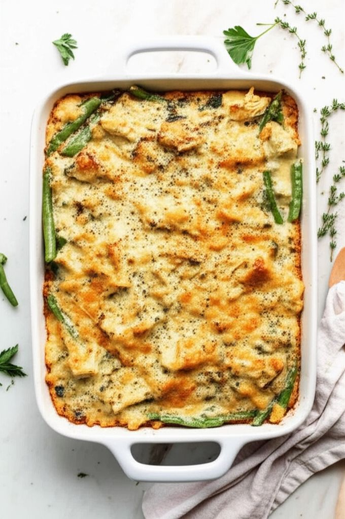 Green Bean Artichoke Casserole