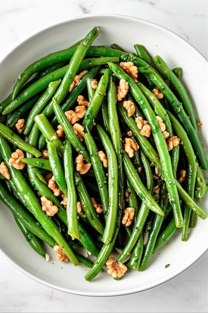 Green Beans With Walnuts