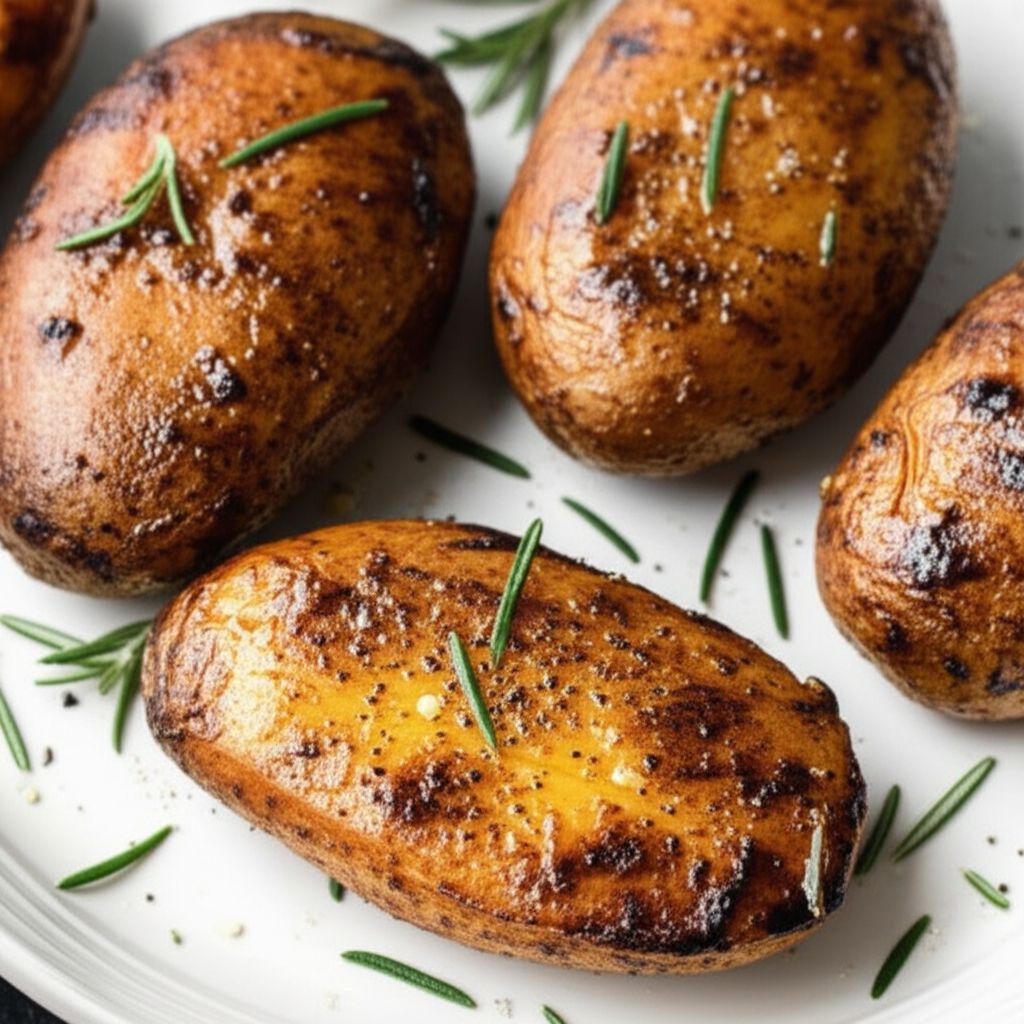 Grilled Baked Potatoes