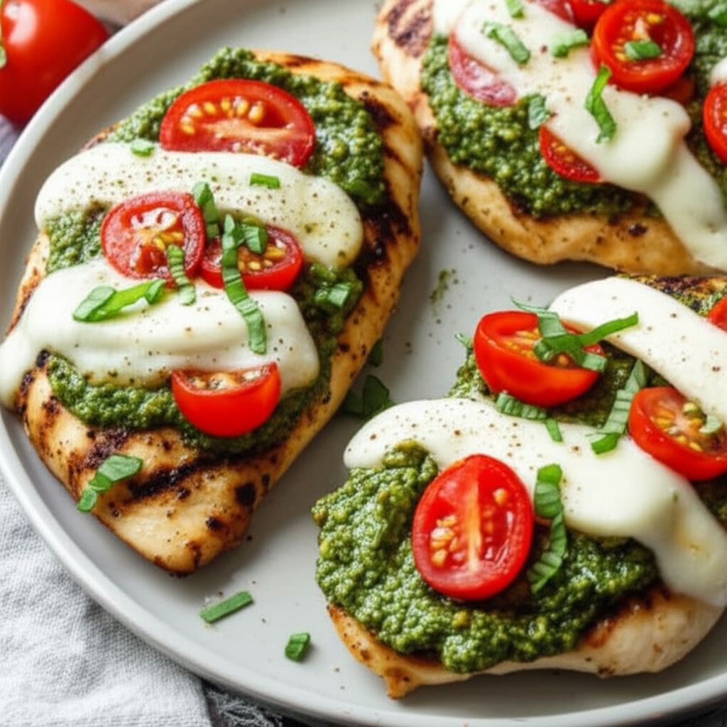 Grilled Chicken Margherita