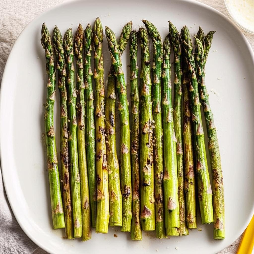 Grilled Lemon Parmesan Asparagus