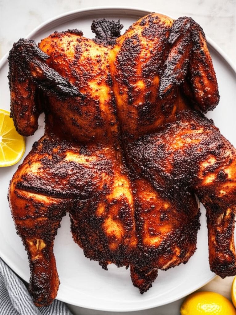 Grilled Spatchcocked Chicken