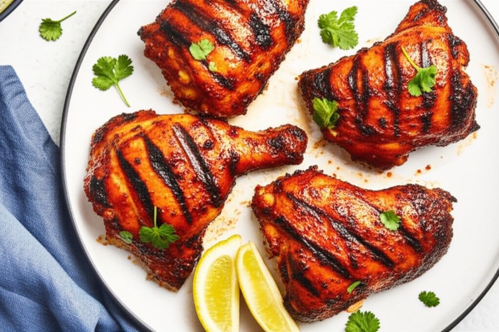 Grilled Tandoori Chicken Thighs