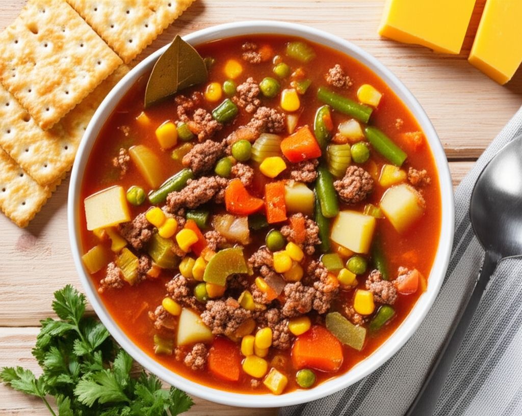 Ground Beef Vegetable Soup