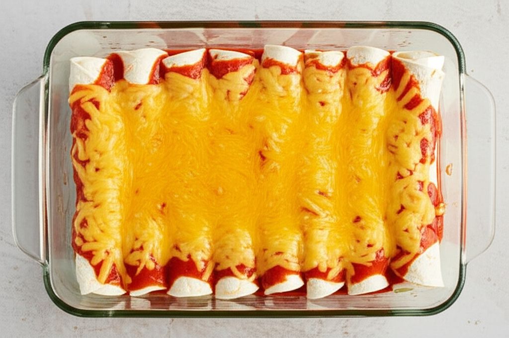 Ground Chicken Enchiladas