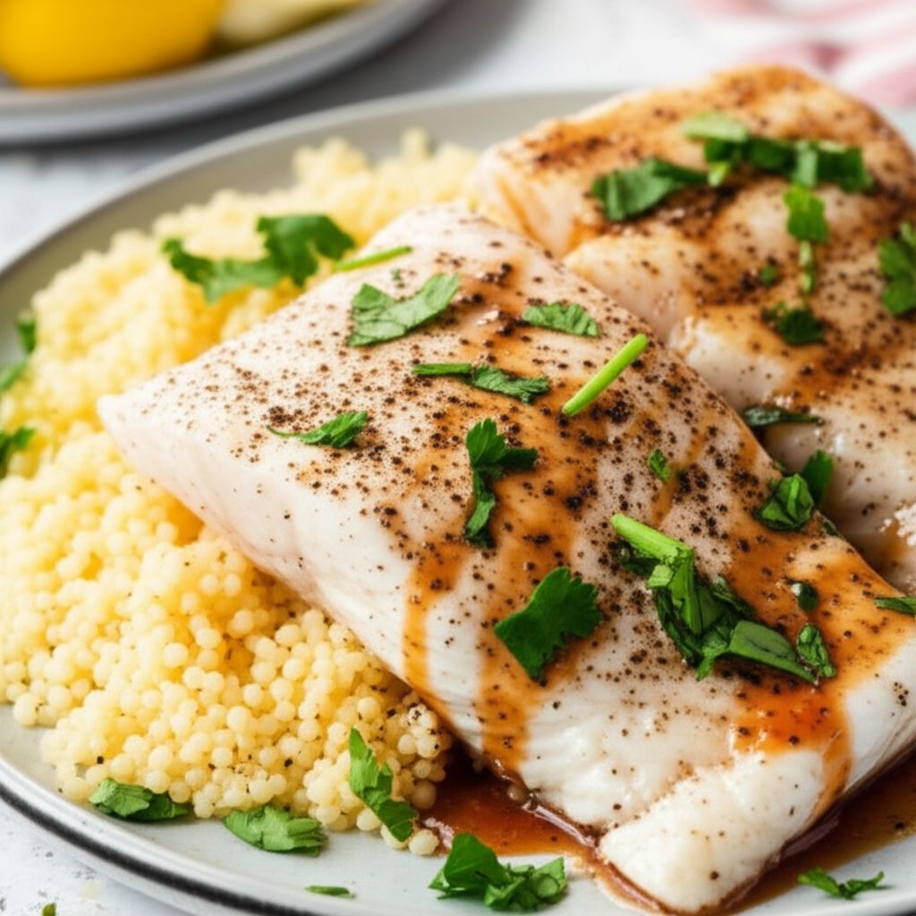 Halibut with Rice Wine