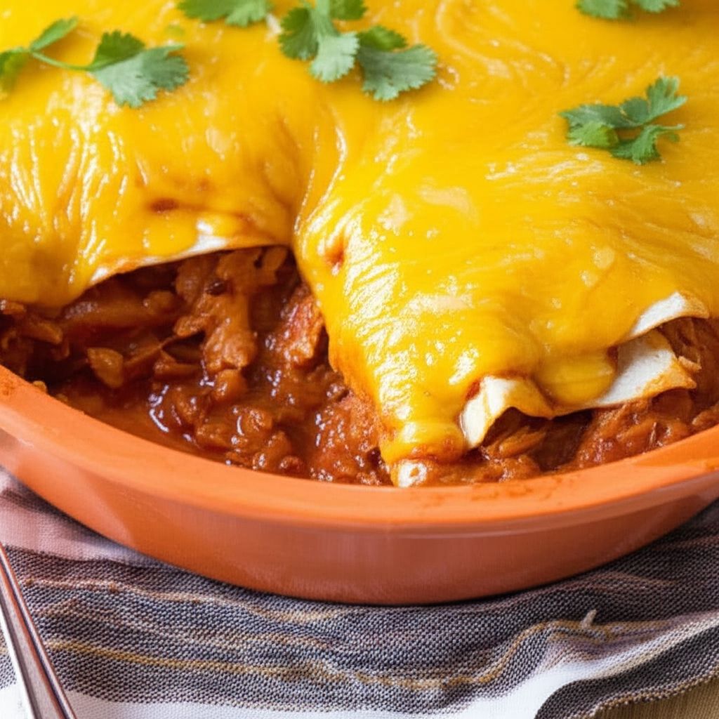Hatch Chile Enchilada Pie
