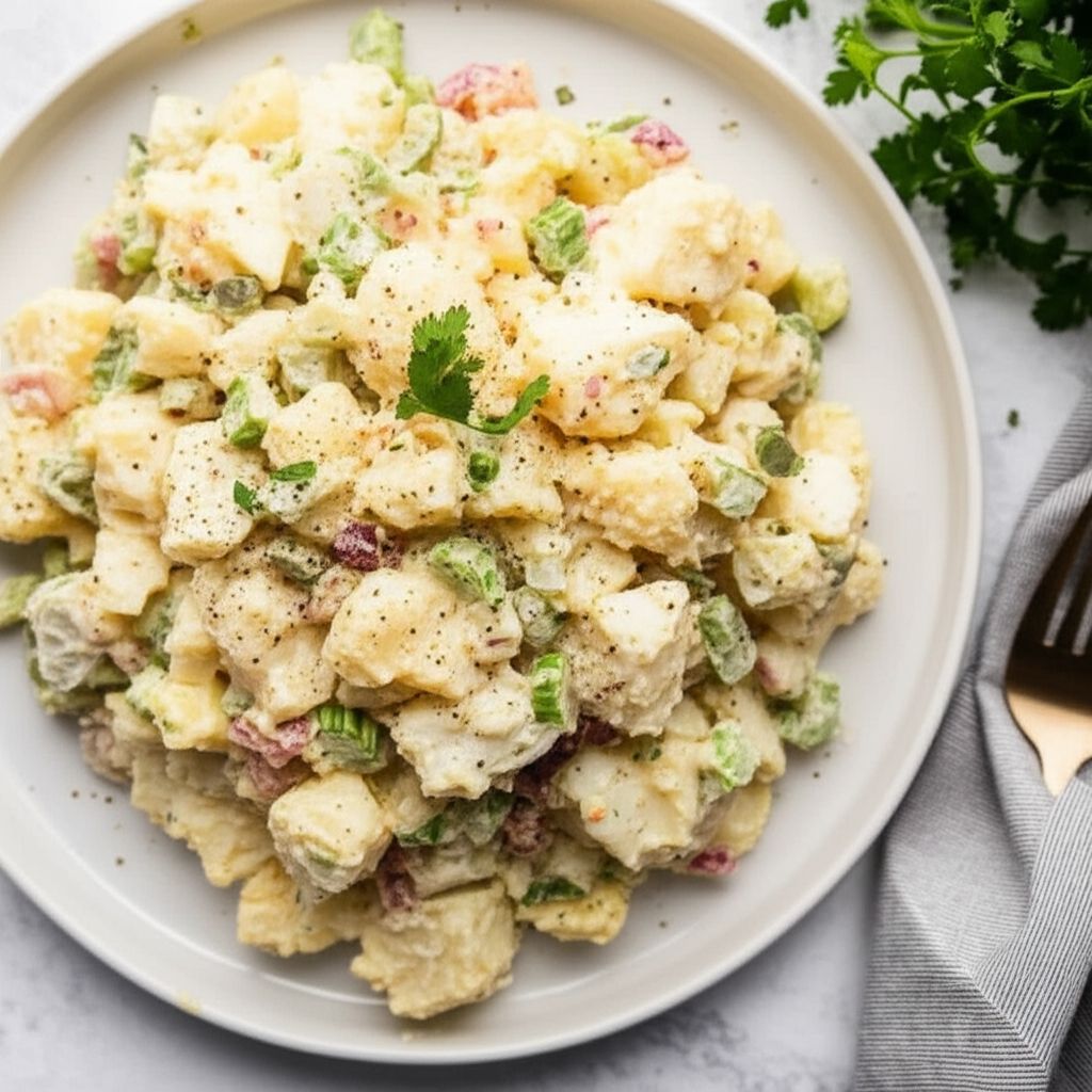 Healthier Old-Fashioned Potato Salad