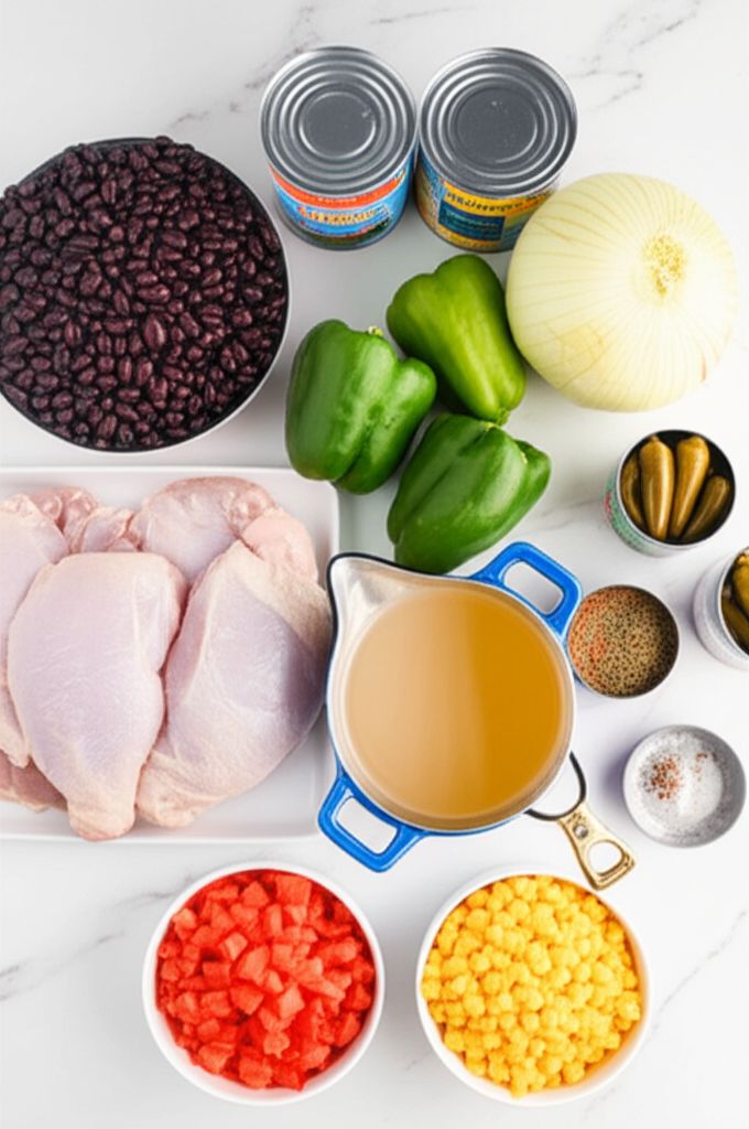 Hearty Chicken Tortilla Soup with Beans