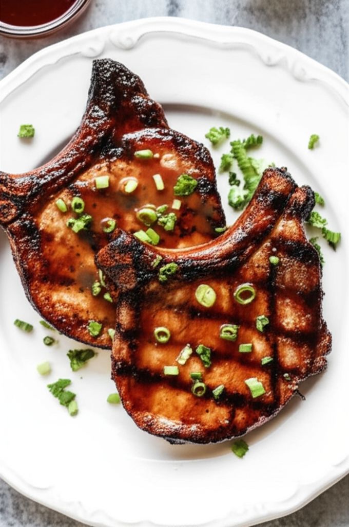 Hoisin Ginger Sesame Pork Chops
