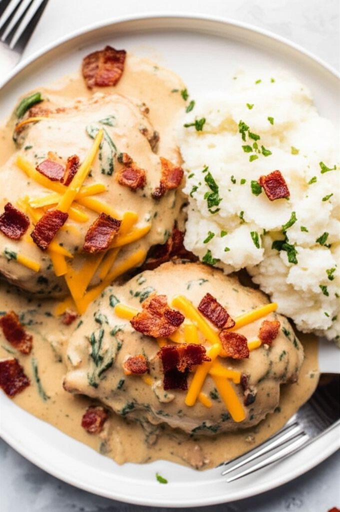 Instant Pot Bacon-Ranch Chicken Thighs
