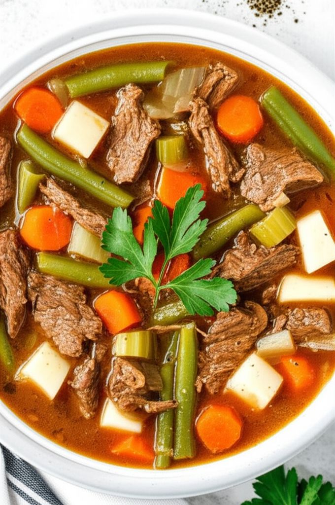 Instant Pot Beef and Vegetable Soup