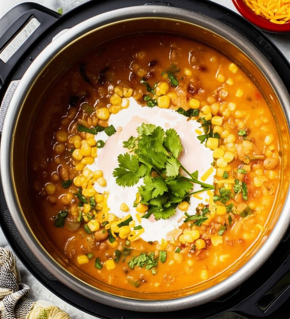 Instant Pot Cream Cheese Chicken Chili