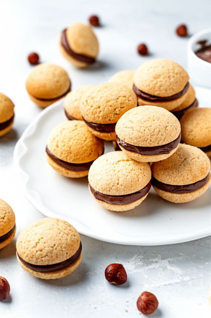 Italian Hazelnut Cookies with Nutella