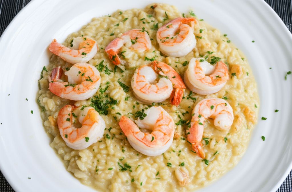 Italian Shrimp and Scallop Risotto