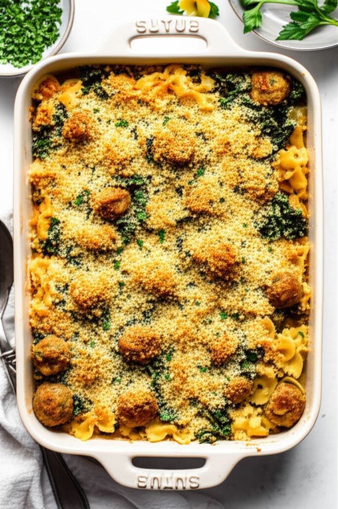 Italian Wedding Pasta Bake