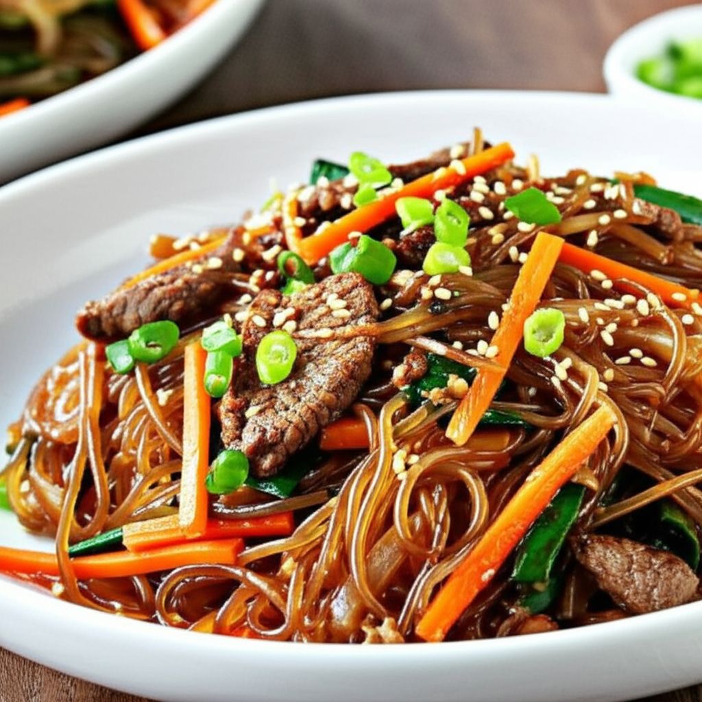 Jab Chae (Korean Noodles)