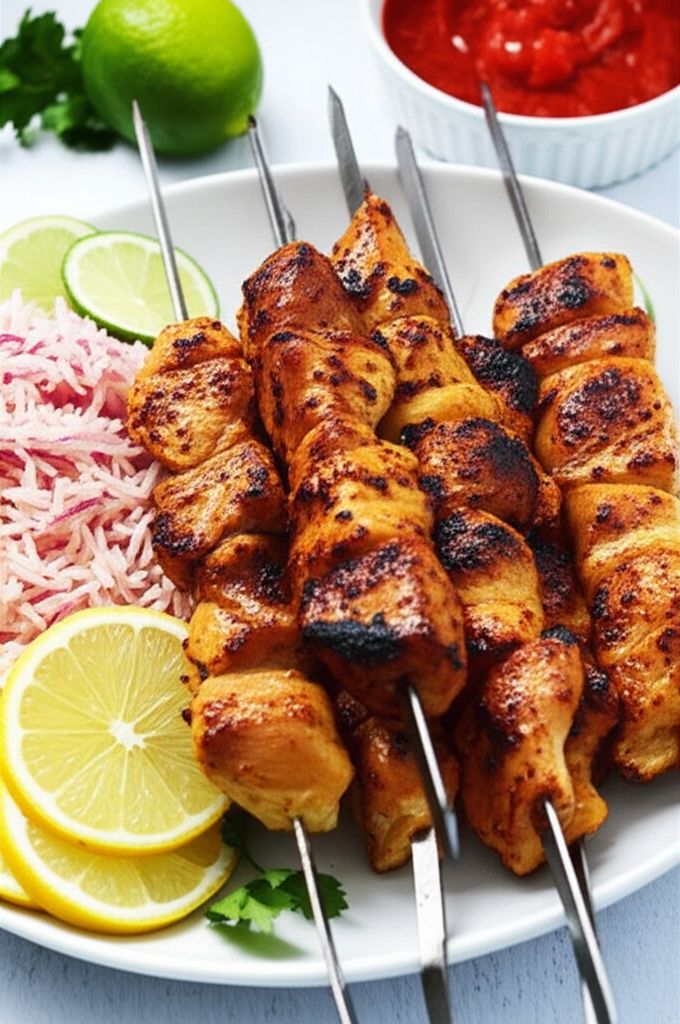 Jujeh Kabob (Persian Chicken Kabobs)