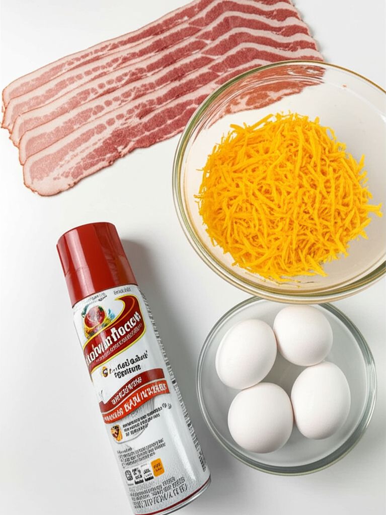 Keto Cheesy Bacon and Egg Cups