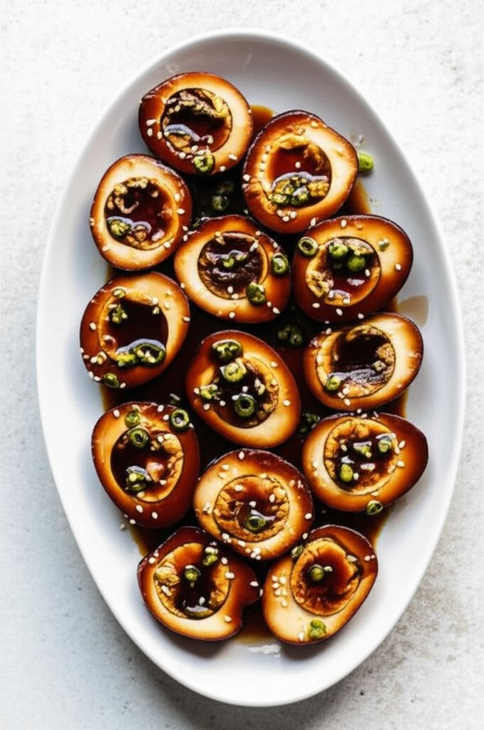 Korean Marinated Hard-Boiled Eggs