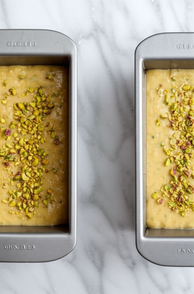 Lemon Pistachio Zucchini Bread
