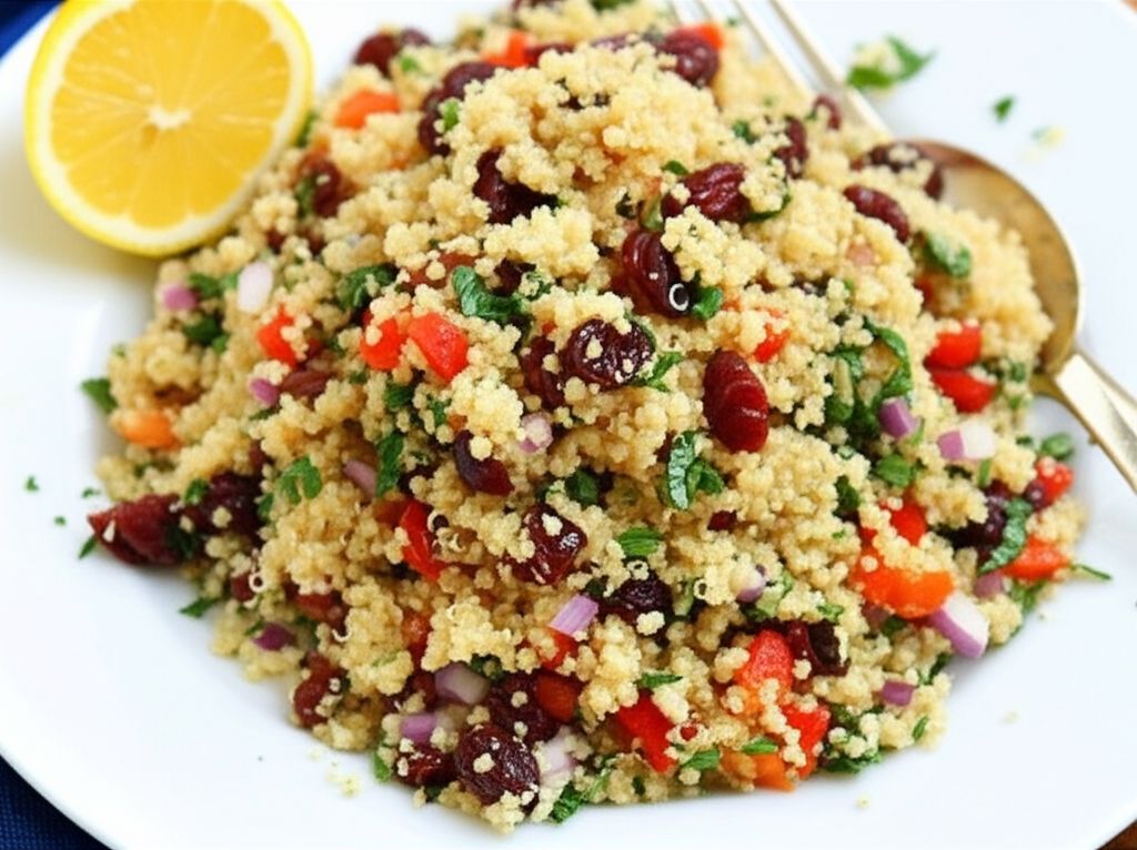 Lemon-Basil Quinoa Salad