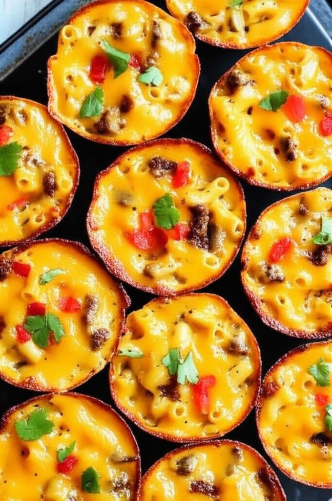 Mac and Cheese Cowboy Cups