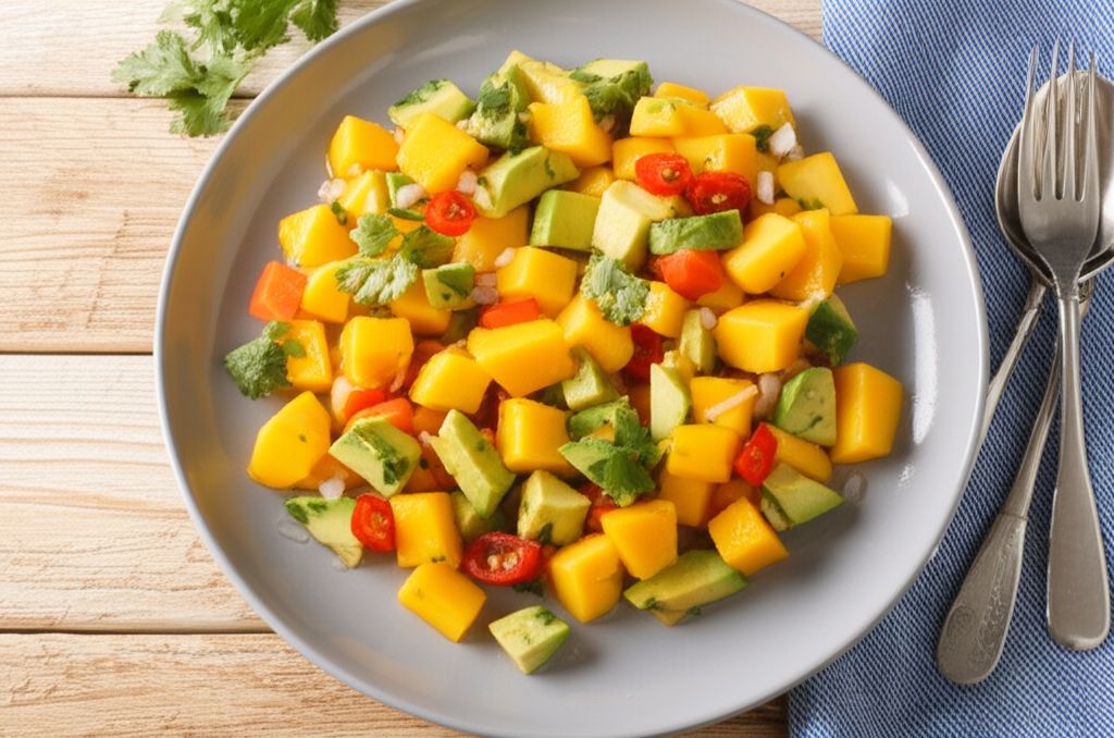 Mango Papaya Salsa