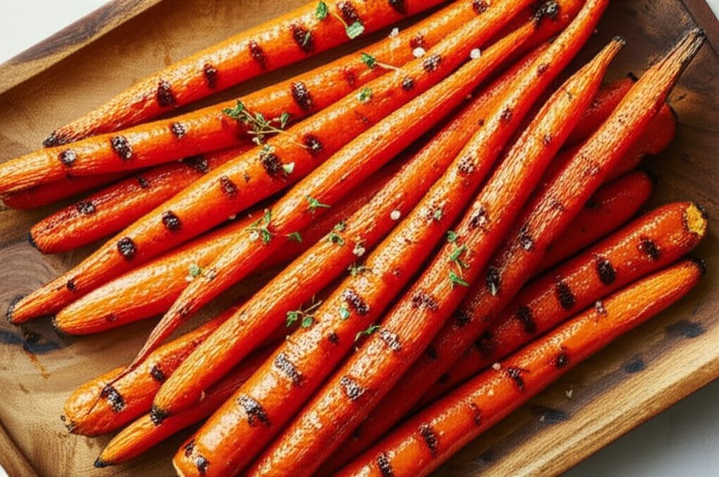 Maple-Glazed Grilled Carrots