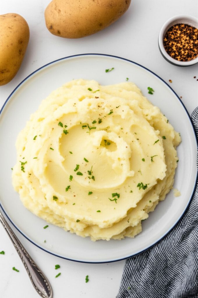 Mashed Potatoes with Cream