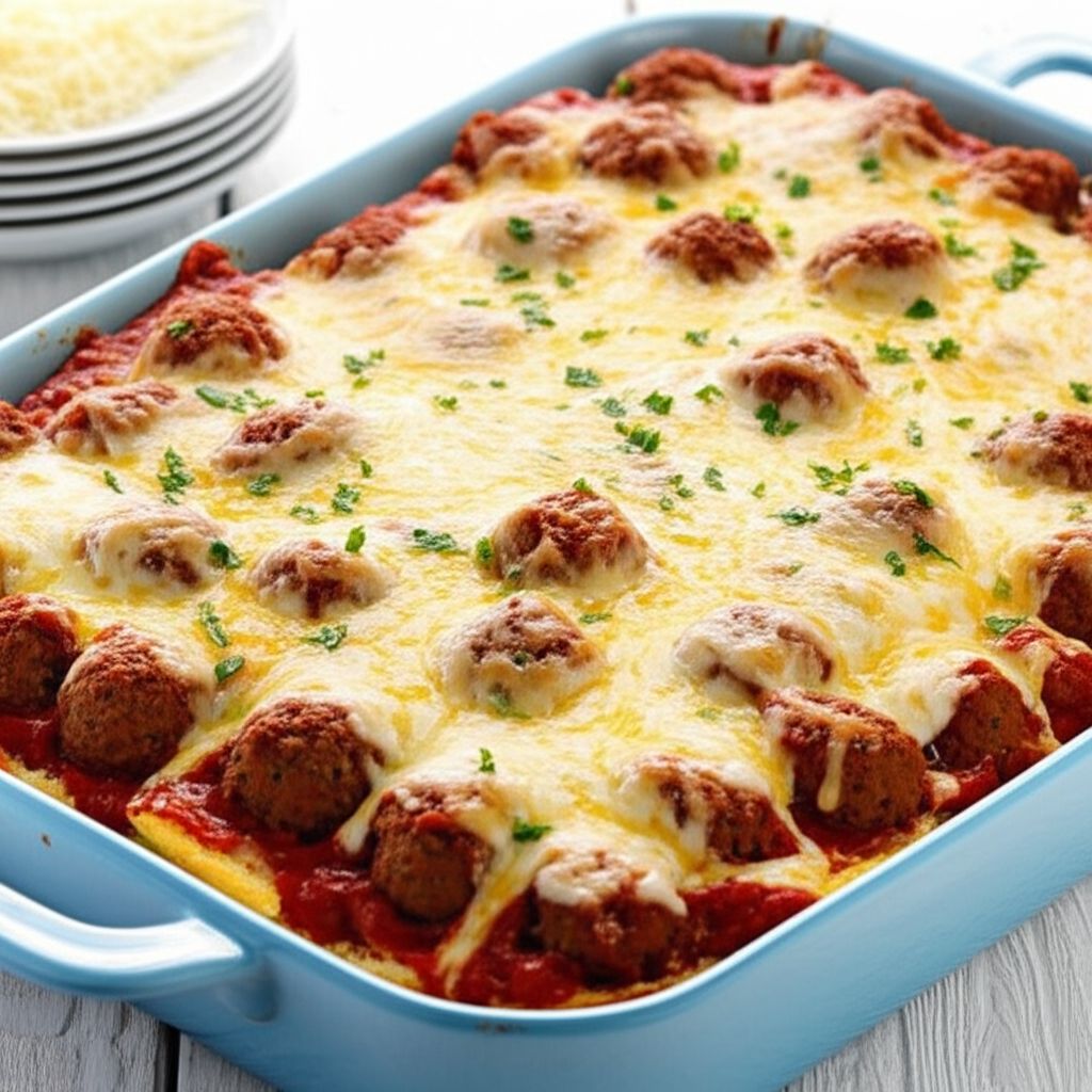 Meatball Sub Casserole