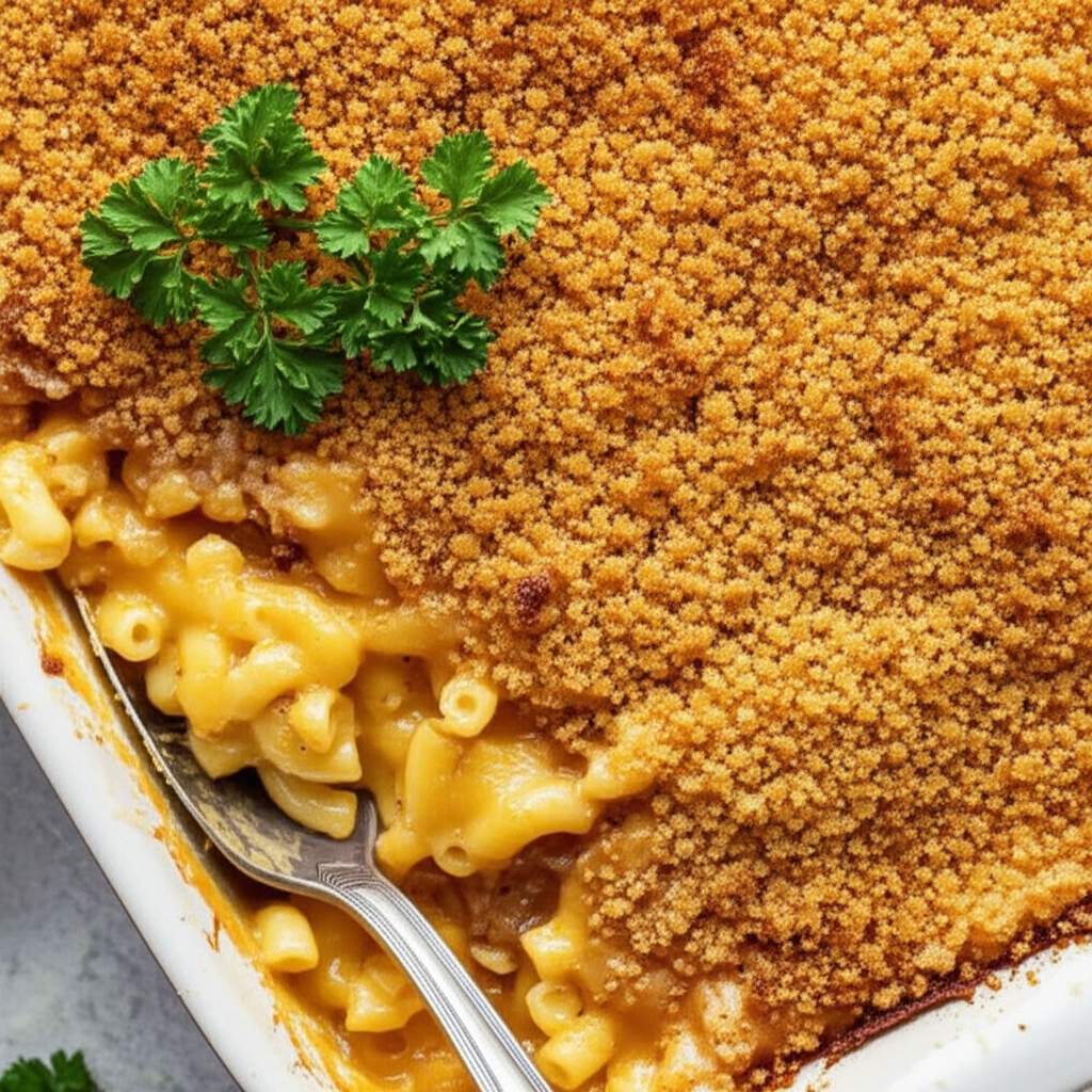 Mena's Baked Macaroni and Cheese with Caramelized Onion