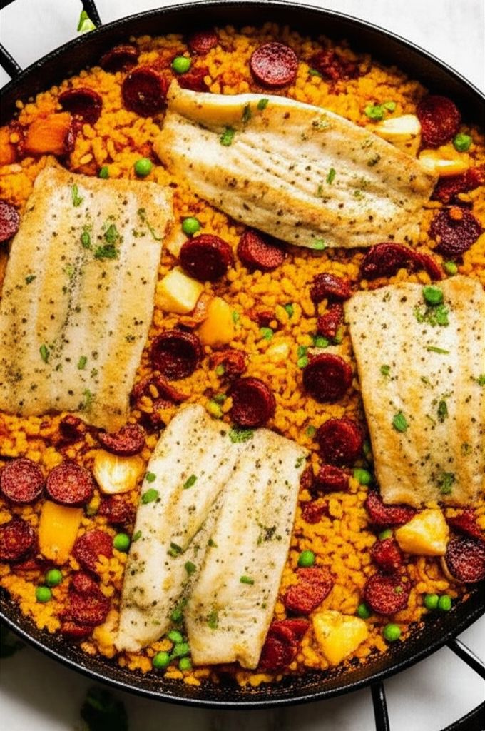 Mexican Paella with Cauliflower Rice