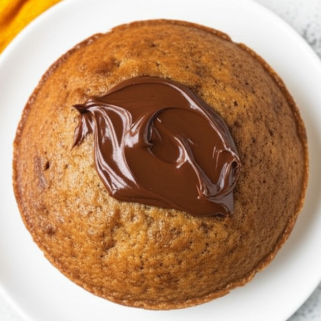 Microwave Banana Cake in a Bowl