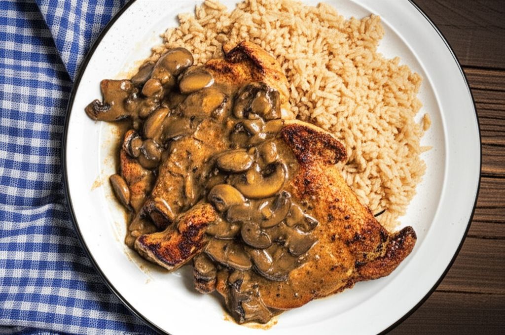 Mushroom Pork Chops