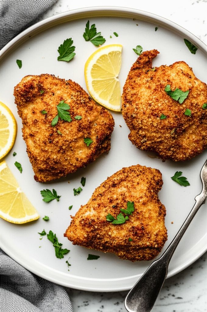 Mustard-Crusted Crispy Chicken Thighs