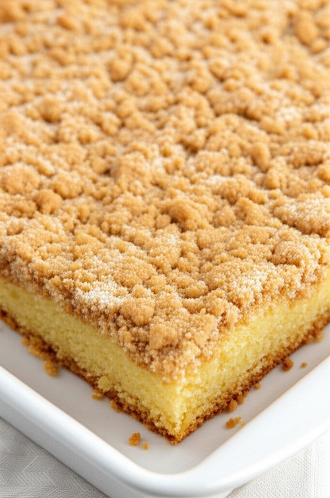 Outrageously Buttery Crumb Cake