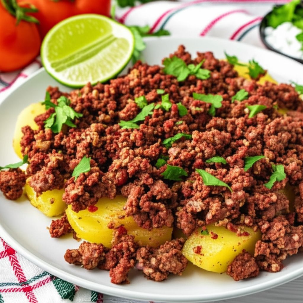 Papas con Chorizo