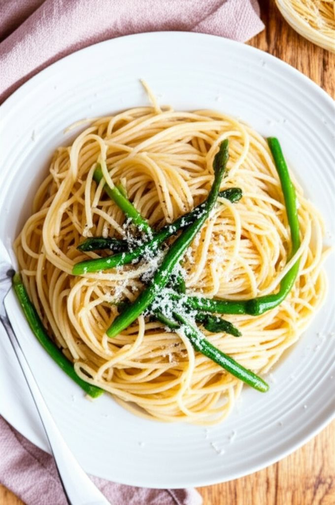 Pasta with Garlic Scapes