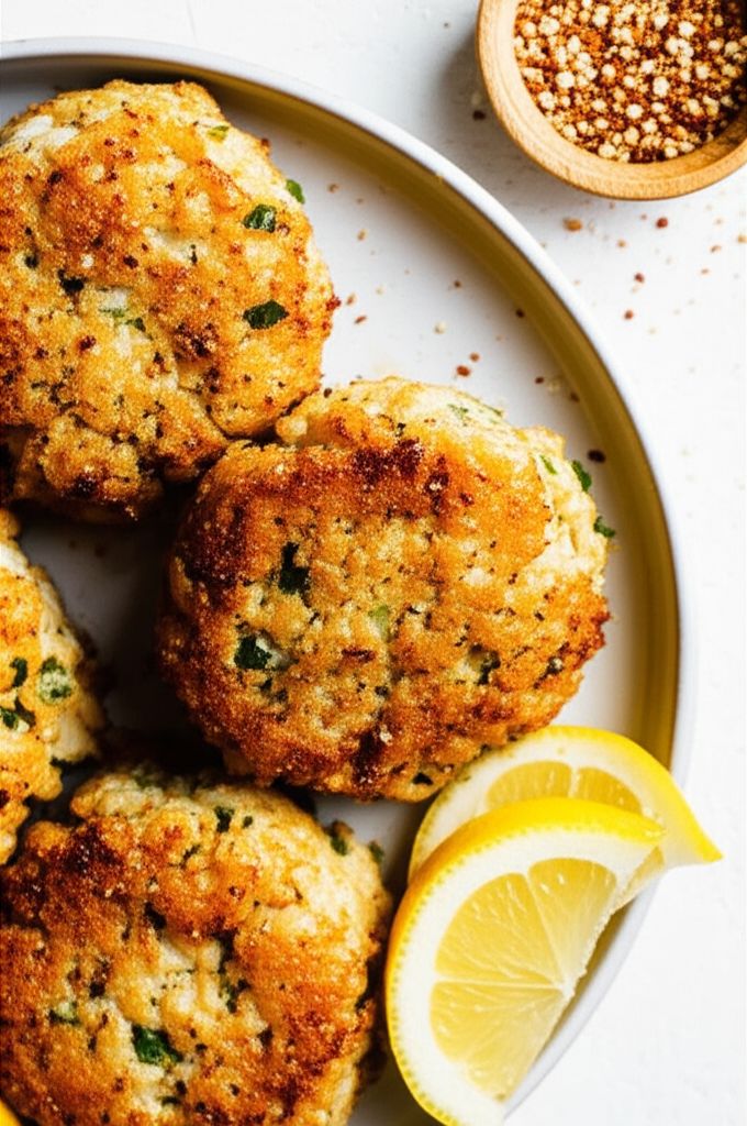 Perfect Crab Cakes With Green Onions
