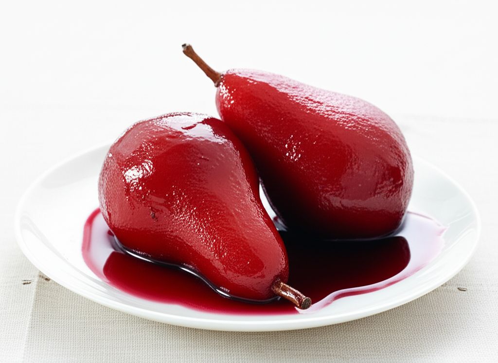 Poires Au Vin Rouge (Pears in Red Wine)