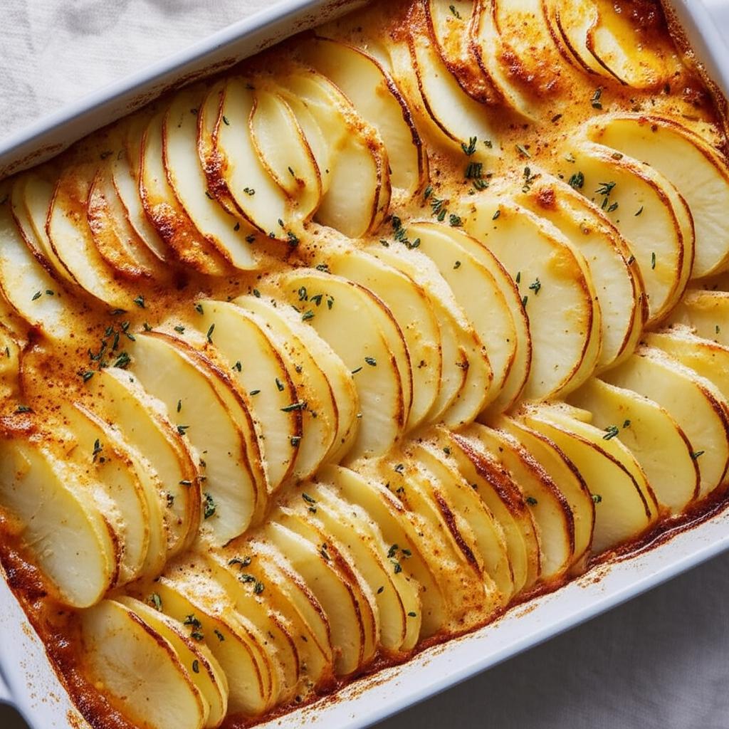 Potato Gratin with Garlic and Thyme