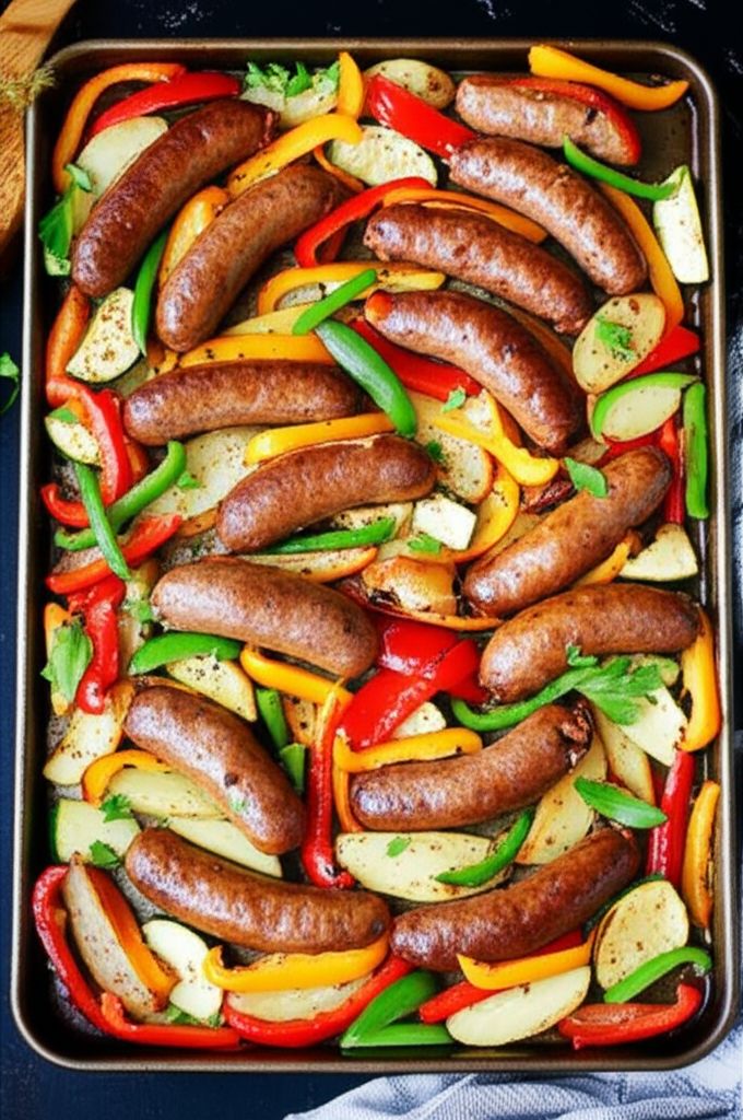 Roasted Sausage and Vegetables Sheet Pan Dinner