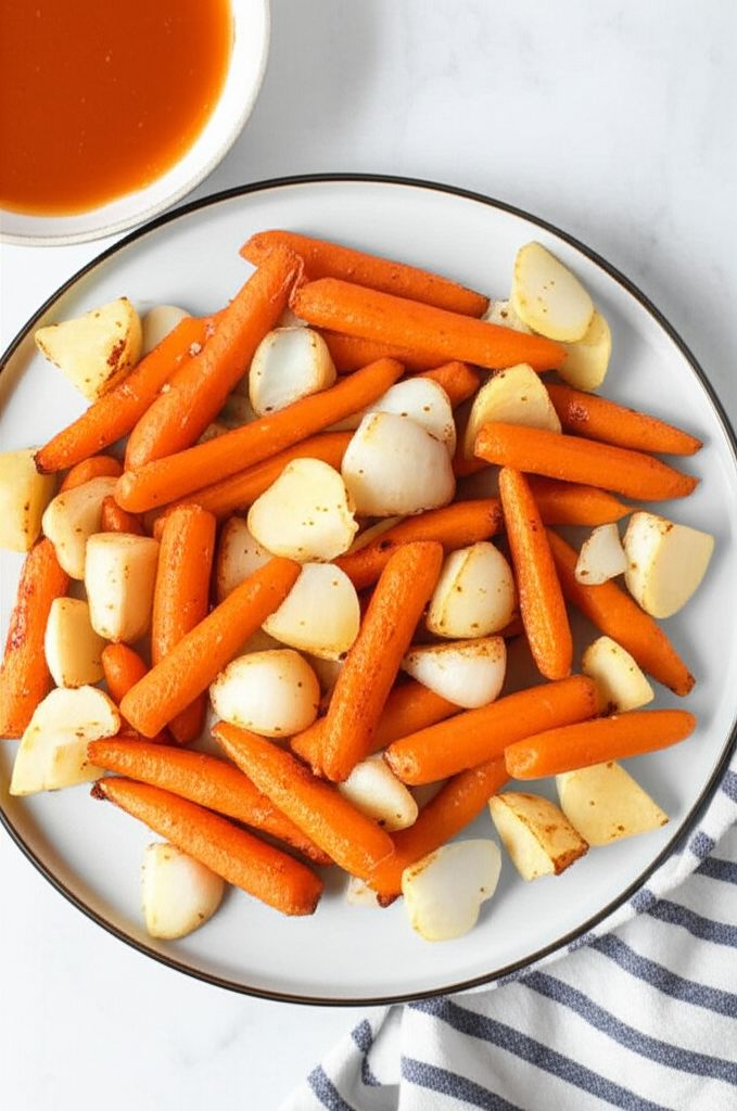Roasted Turnips and Carrots
