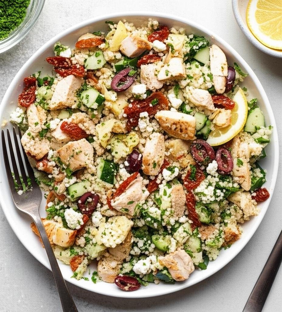 Rosemary Chicken Couscous Salad